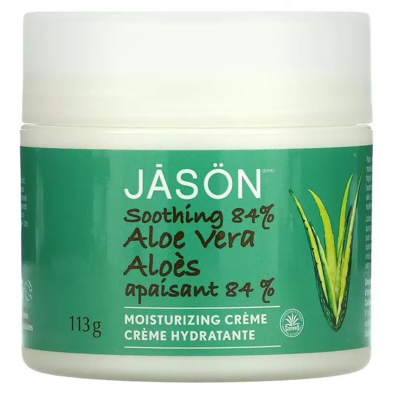 Soothing Aloe Vera 84%, Moisturizing Crème, 4 oz (113 g)