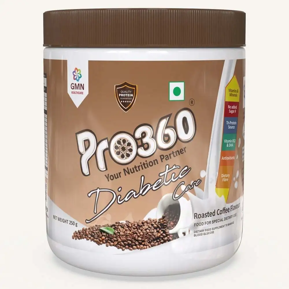 PRO360 Diabetic Nutritional Beverage Mix,  0.55 lb  Roasted Coffee