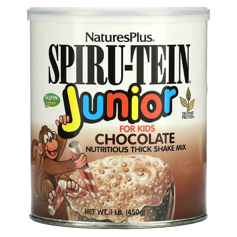 Spiru-Tein Junior, Nutritious Thick Shake Mix, Chocolate, 1 lb (450 g)