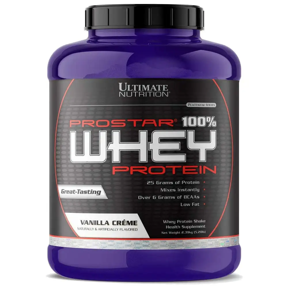 Ultimate Nutrition Prostar 100% Whey Protein,  5.28 lb  Vanilla Creme