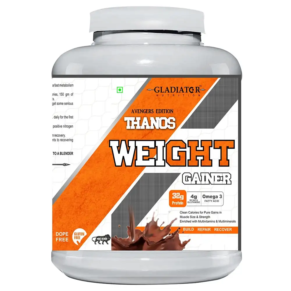 Gladiator Nutrition Thanos Weight Gainer,  3.3 lb  Chocolate Cream