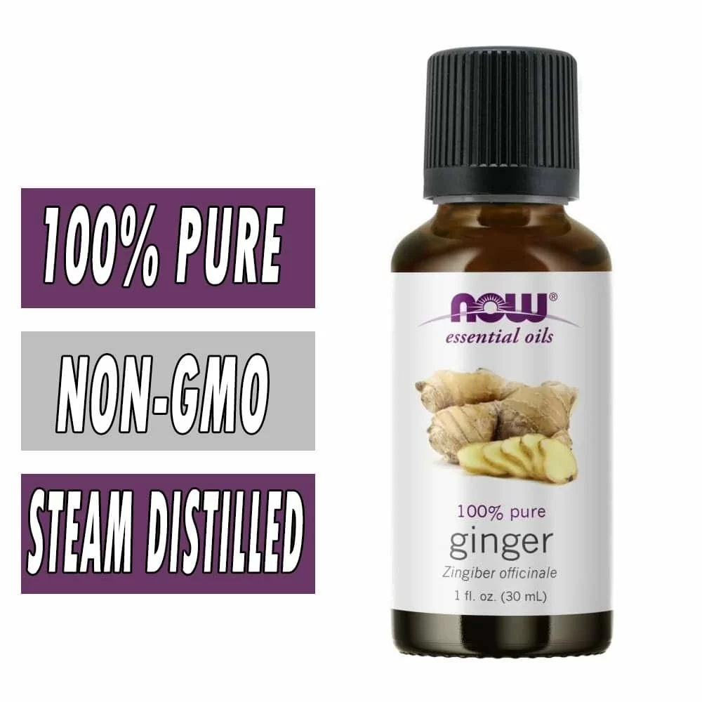 NOW Ginger Oil - 1 fl oz