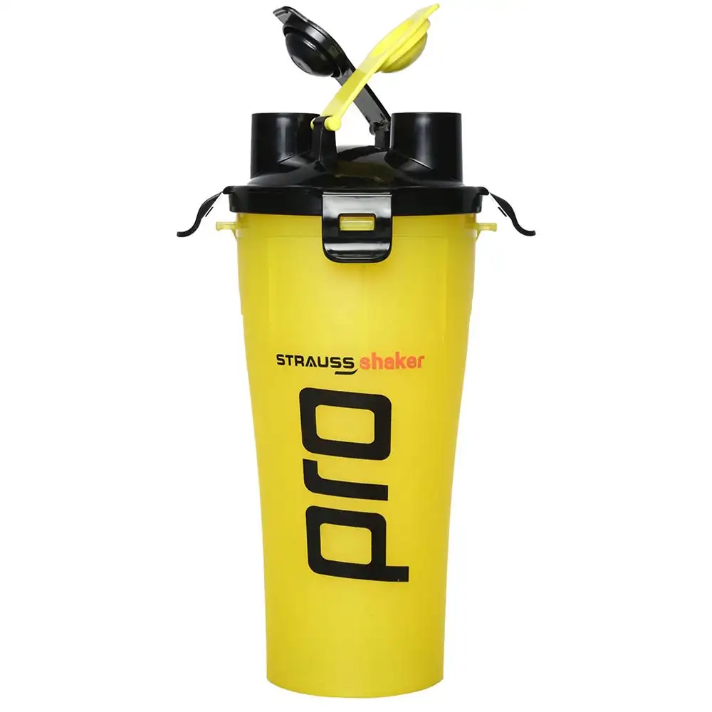 Strauss Dual Shaker Pro,  Yellow  700 ml