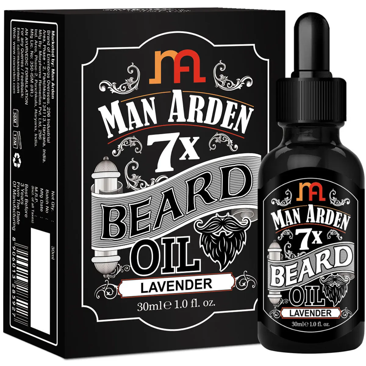 Man Arden 7X Lavender Beard Oil