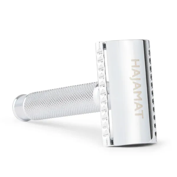 Hajamat Scythe Double Edge Safety Razor For Men, Stainless Steel 304, Closed Comb (chrome Finish)