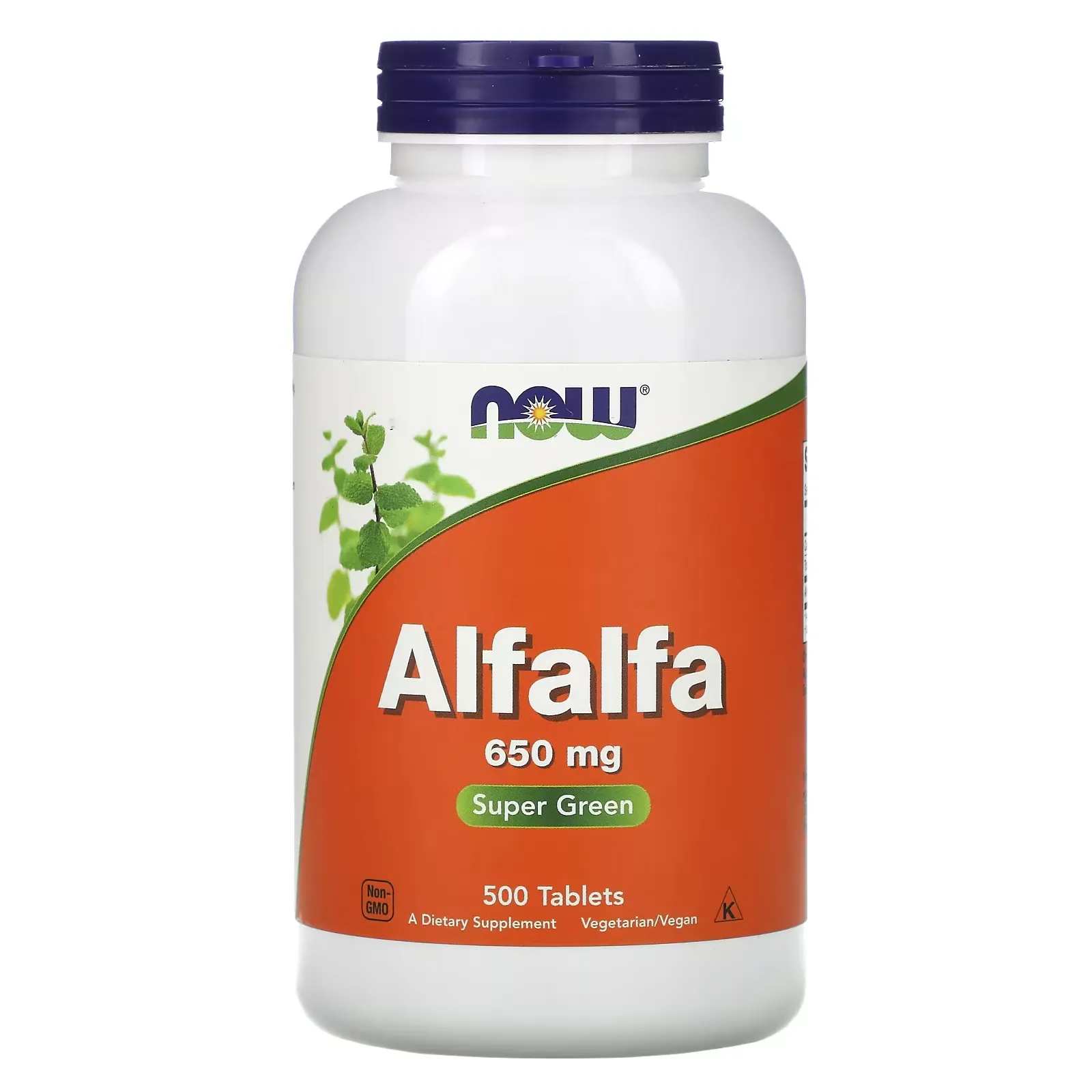 Alfalfa, 650 mg, 500 Tablets