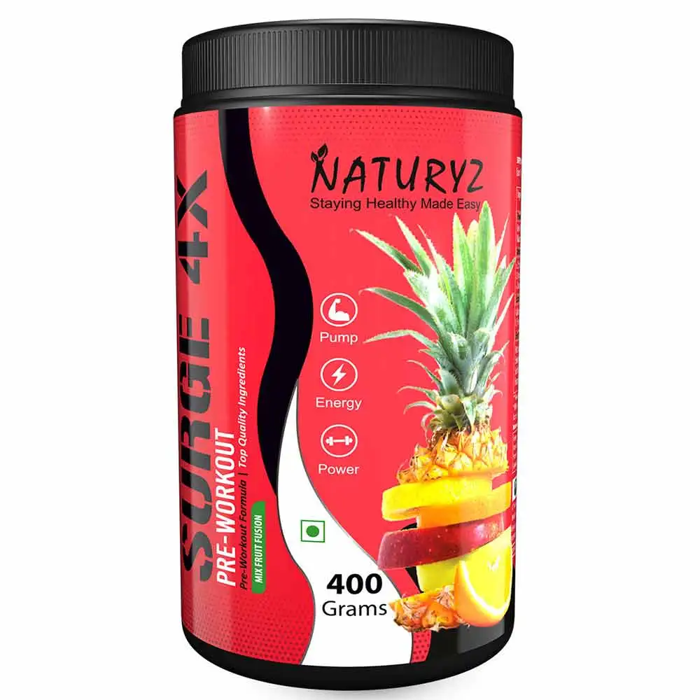 Naturyz Surge 4X Pre-Workout,  0.88 lb  Mix Fruit Fusion