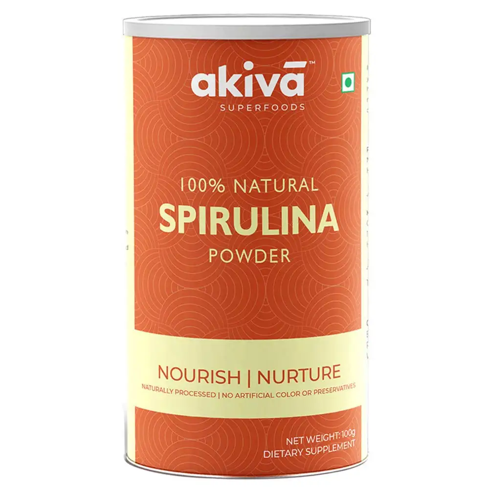 Akiva Spirulina Superfood Powder,  0.1 kg