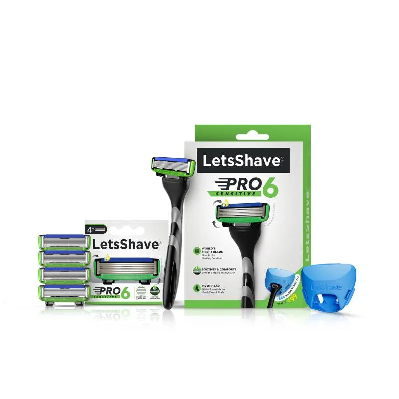 LetsShave Pro 6 Sensitive Value Set