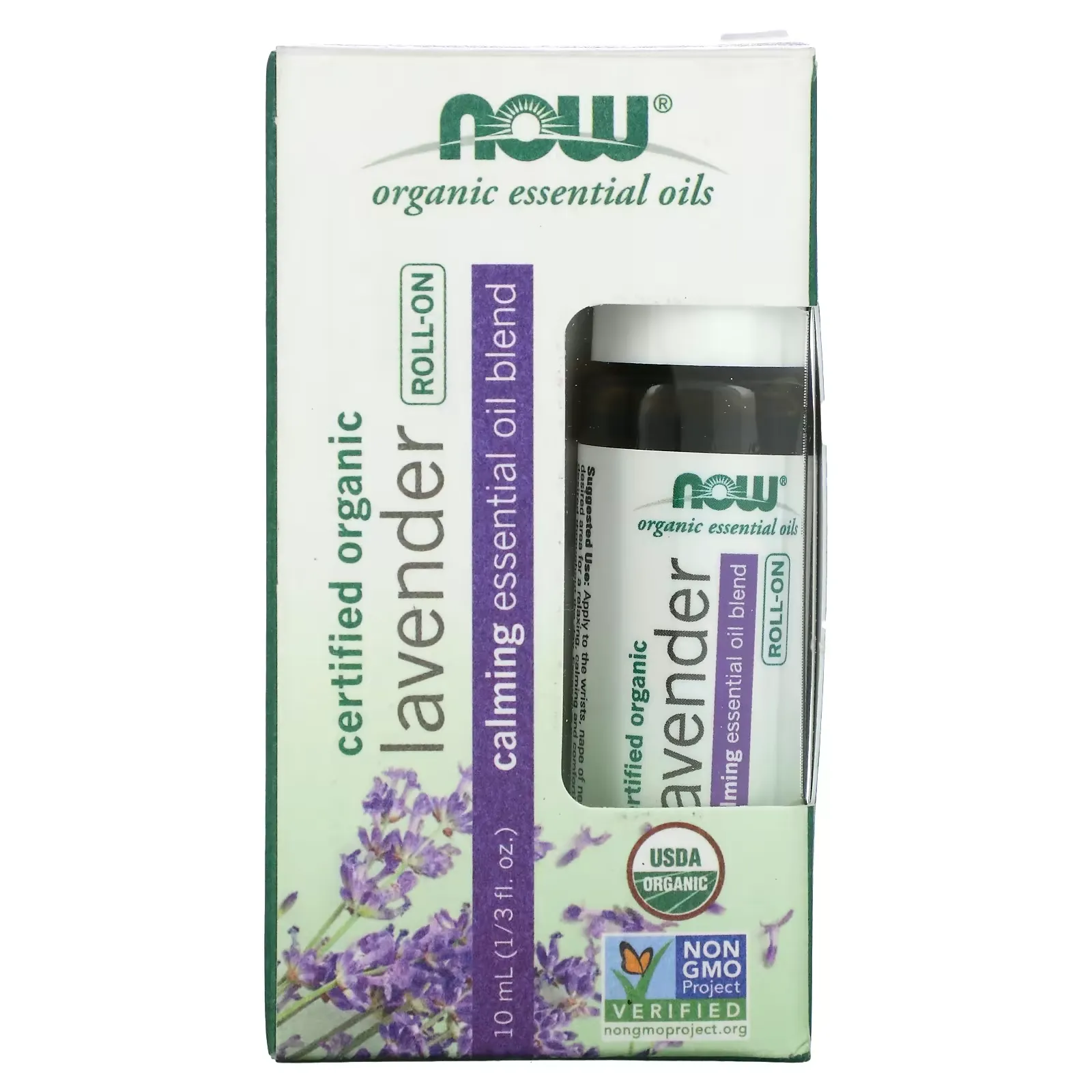 Certified Organic Lavender Roll-On, 1/3 fl oz (10 ml)