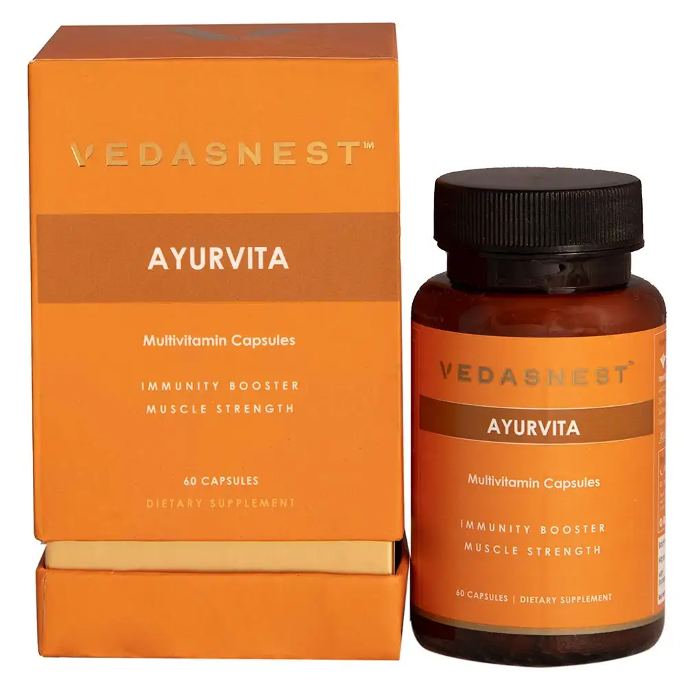 VEDASNEST Ayurvita Multivitamin,  60 capsules  Unflavoured