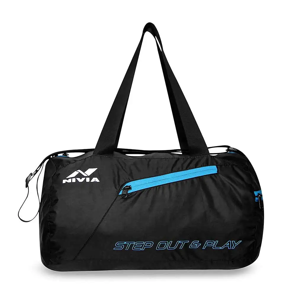 Love4ride Deflate Round Duffle Bag,  Black