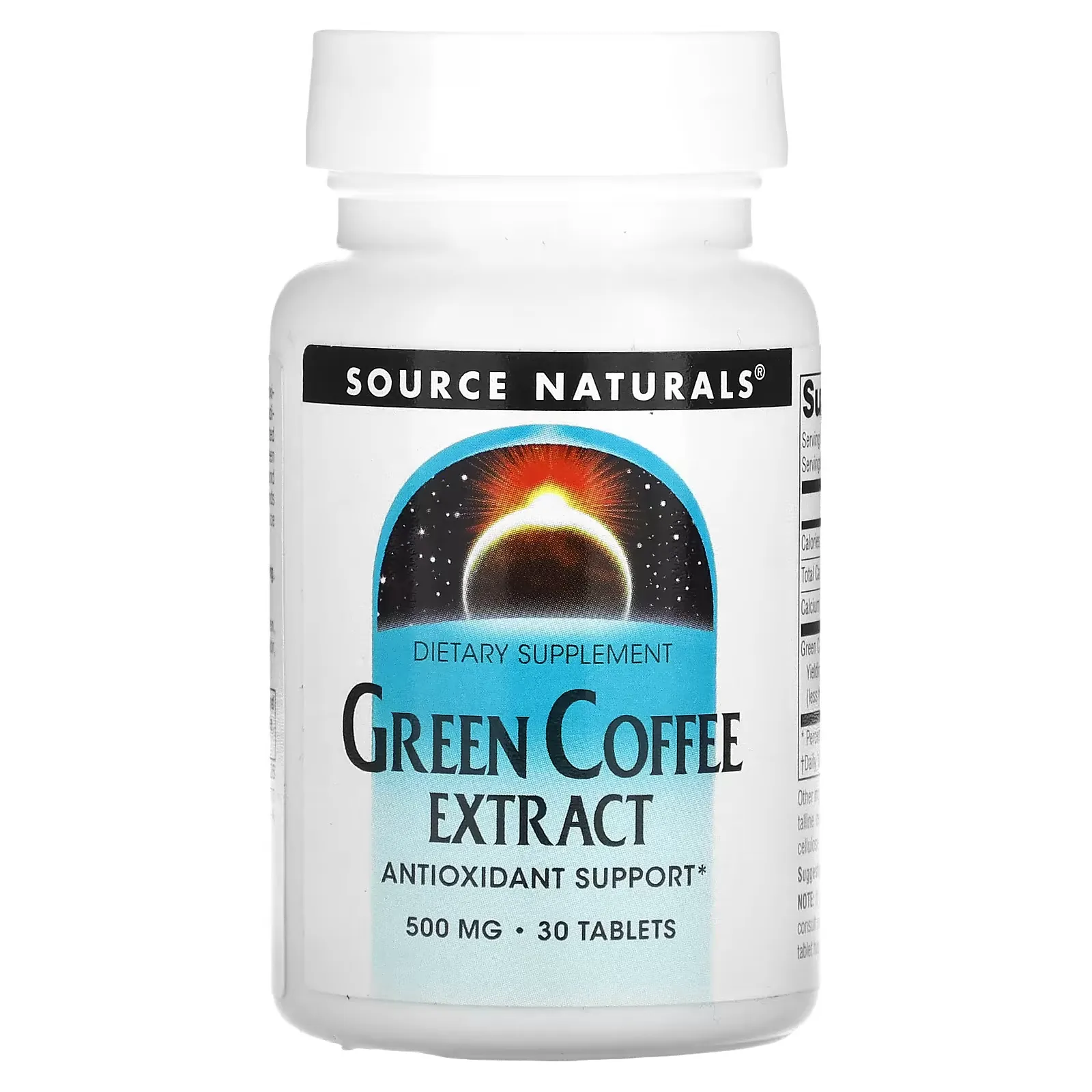 Green Coffee Extract, 500 mg, 30 Tablets