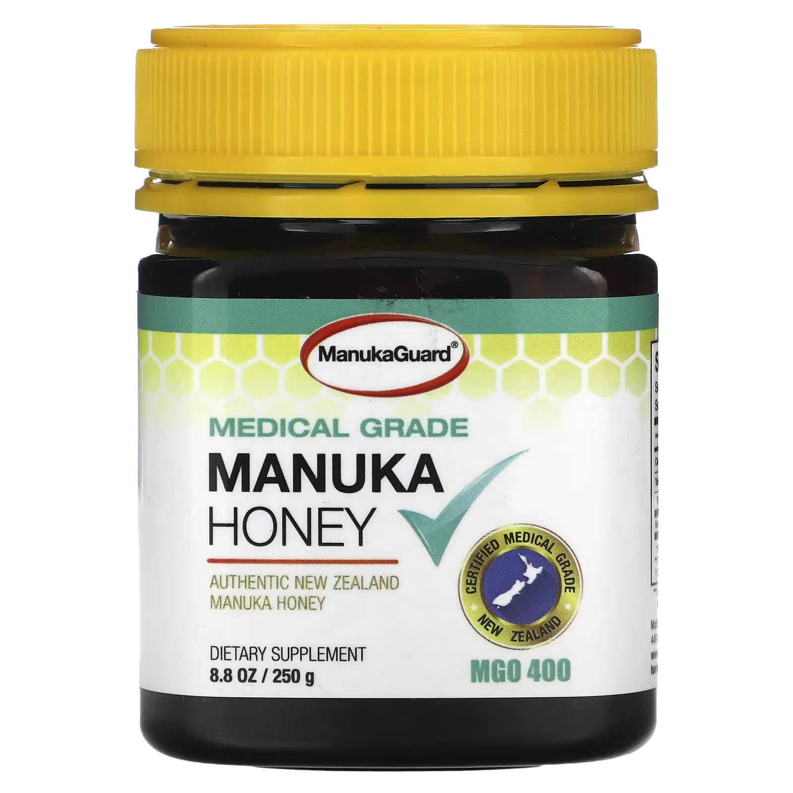 Medical Grade Manuka Honey, MGO 400, 8.8 oz (250 g)