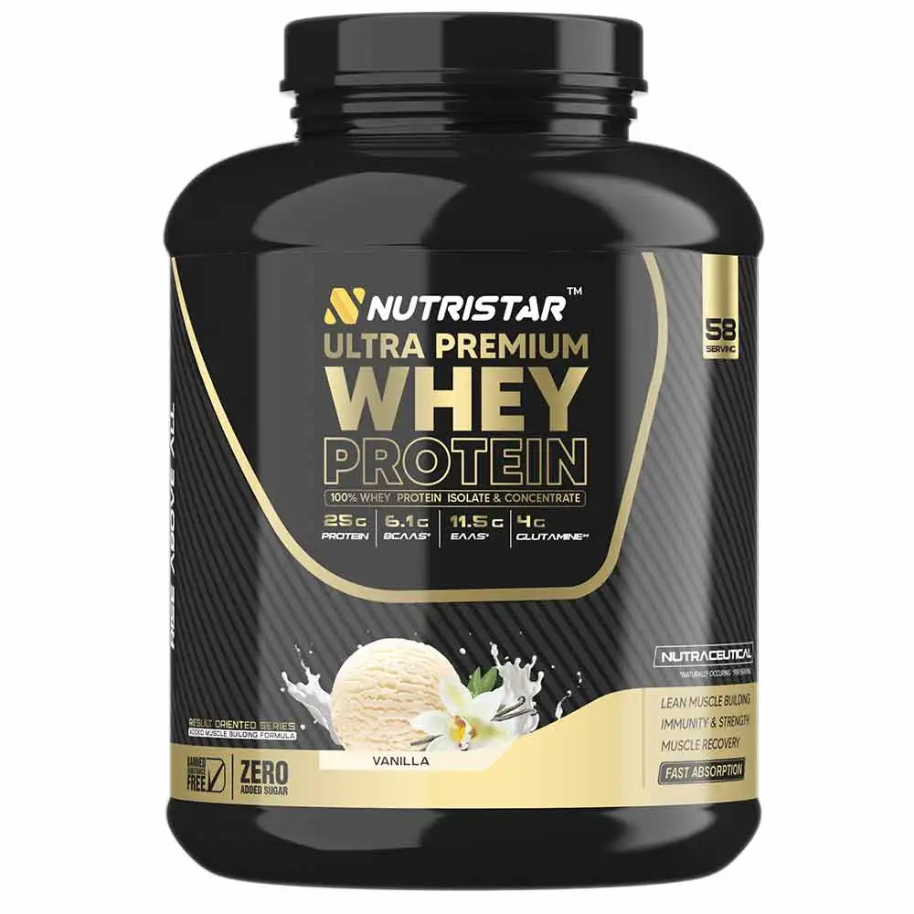 Nutristar Ultra Premium Whey Protein,  4 lb  Vanilla