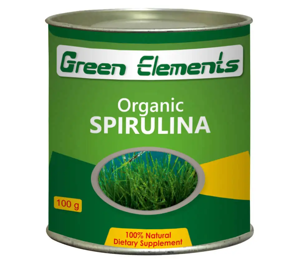 Green Elements Organic Spirulina,  0.1 kg