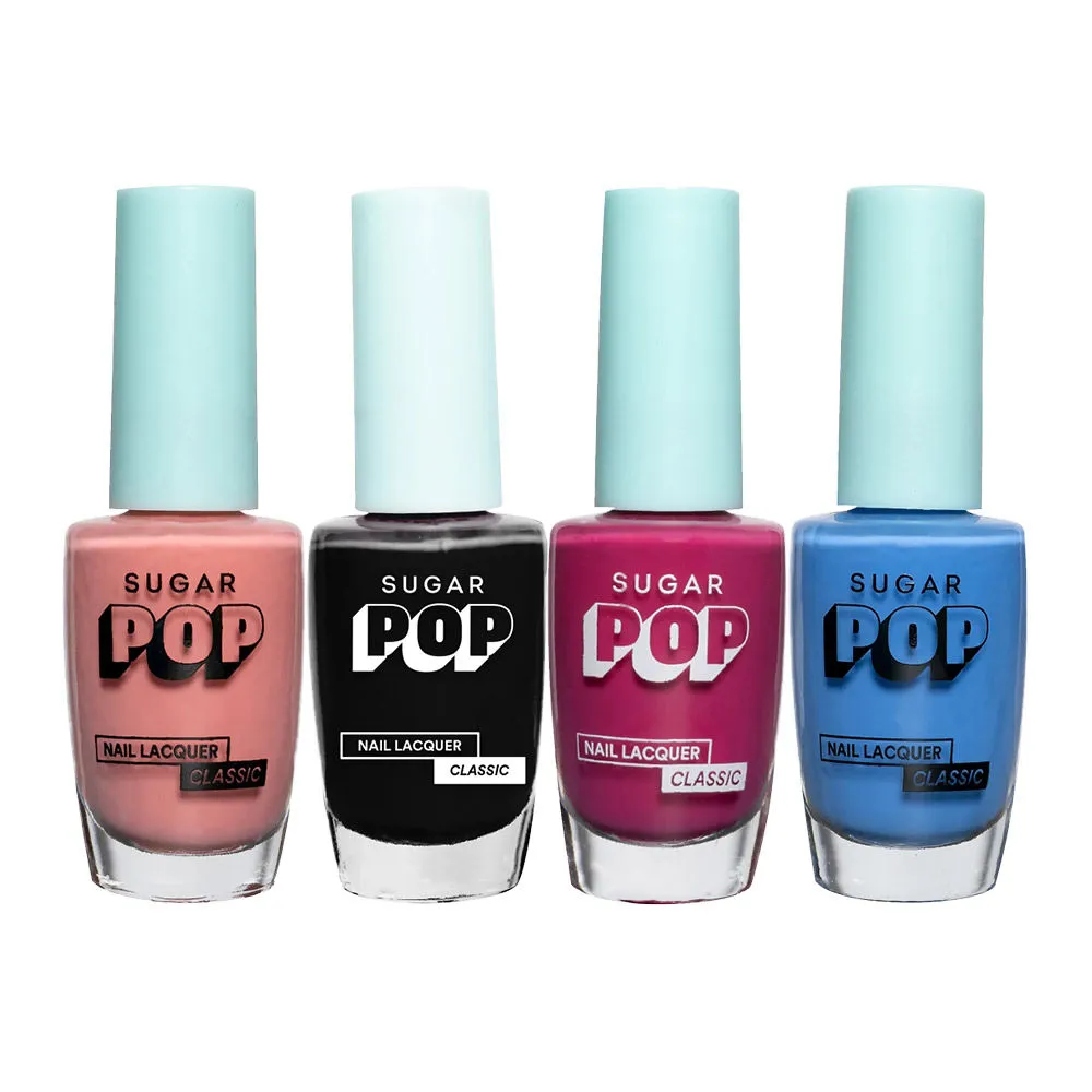 SUGAR POP Nail Lacquer Pack of 4