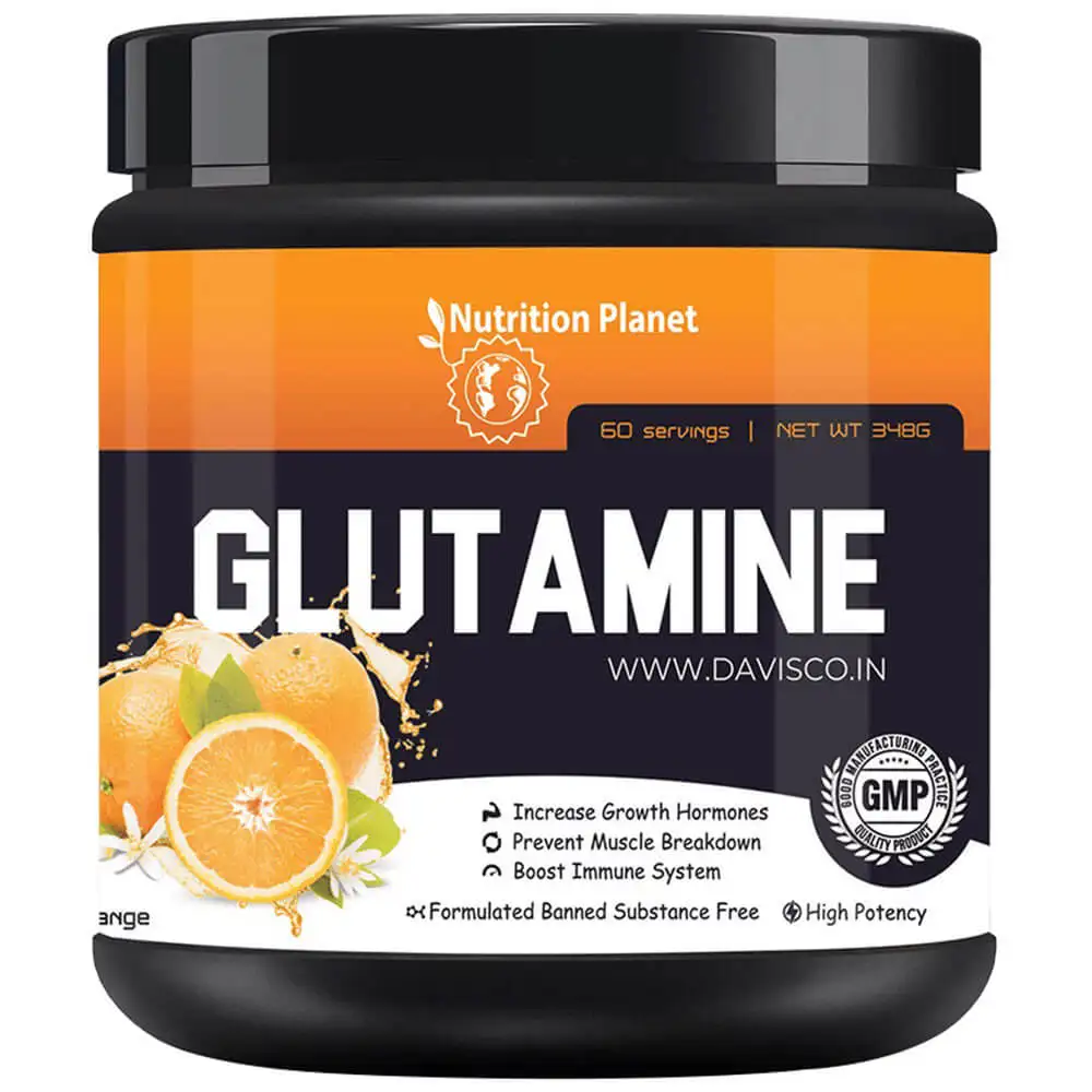 Nutrition Planet Glutamine,  0.76 lb  Orange