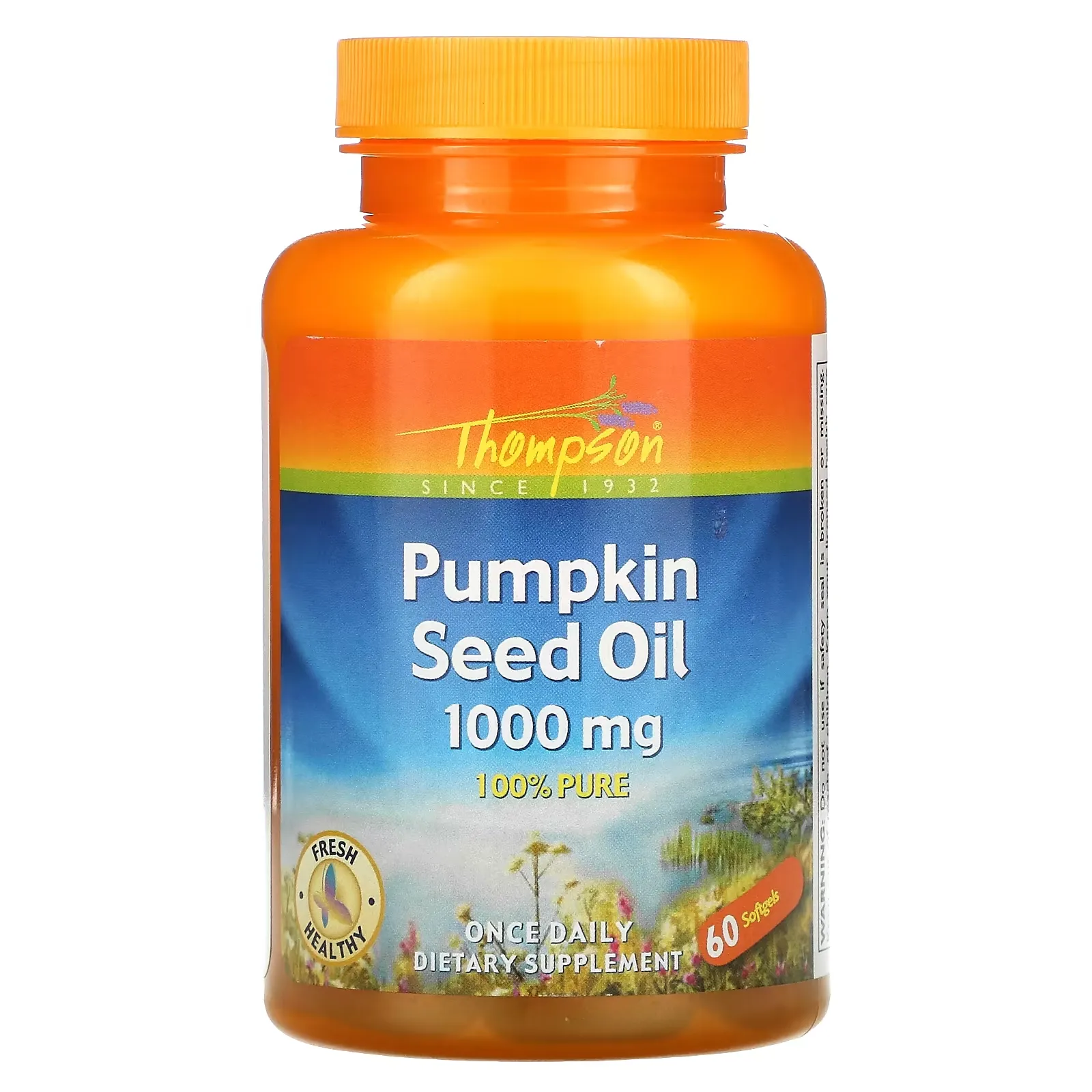 Pumpkin Seed Oil, 1000 mg, 60 Softgels