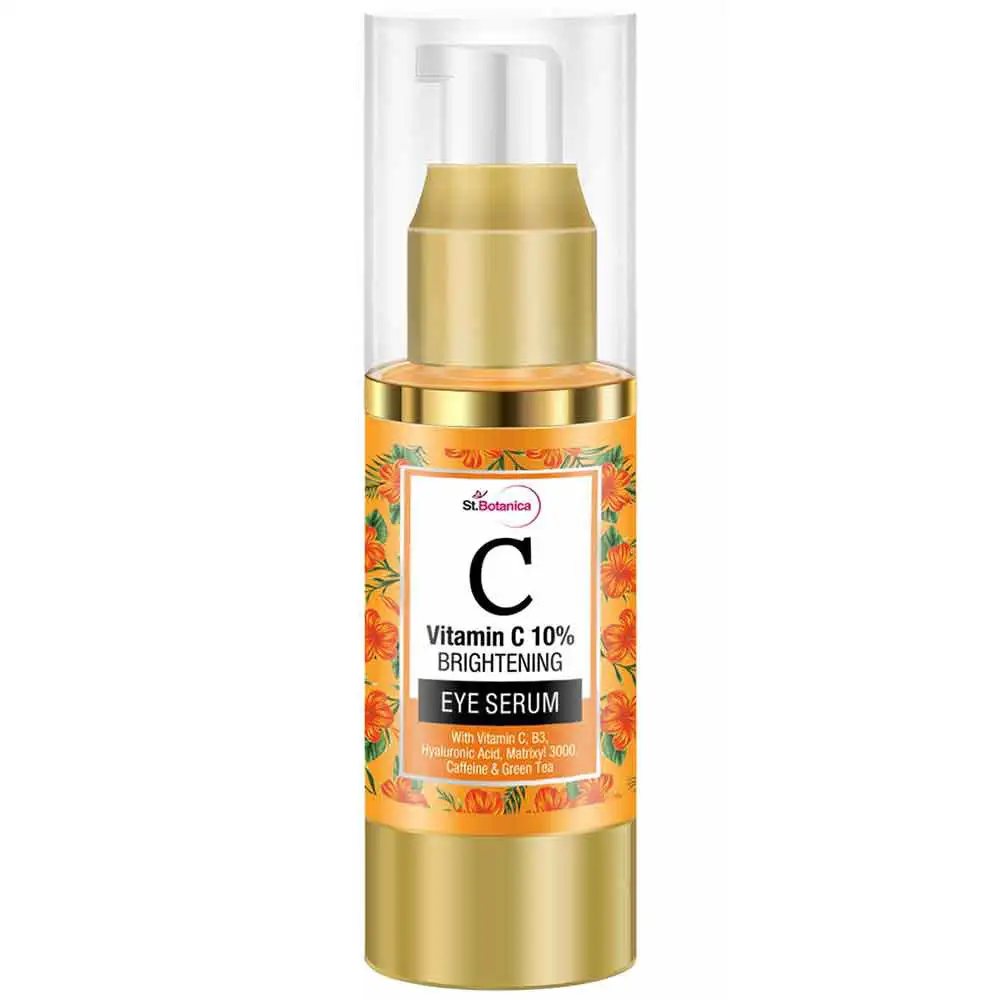 St.Botanica Vitamin C 10% Brightening Eye Serum,  30 ml  for All Skin Types