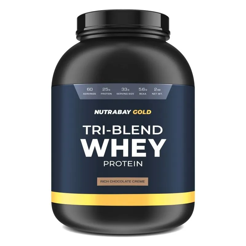 Nutrabay Gold Tri-blend Whey Protein - Rich Chocolate Creme