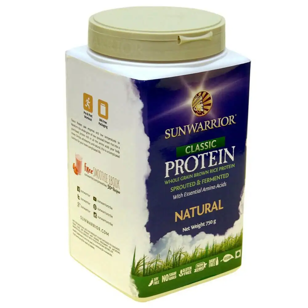 Sunwarrior Classic Protein Powder,  1.65 lb  Natural