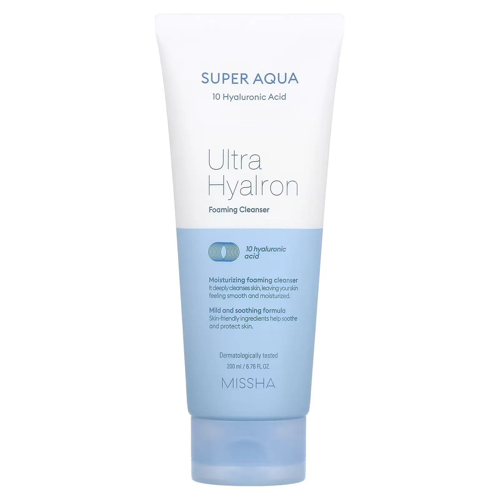 Super Aqua, Ultra Hyalron Foaming Cleanser, 6.76 fl oz (200 ml)