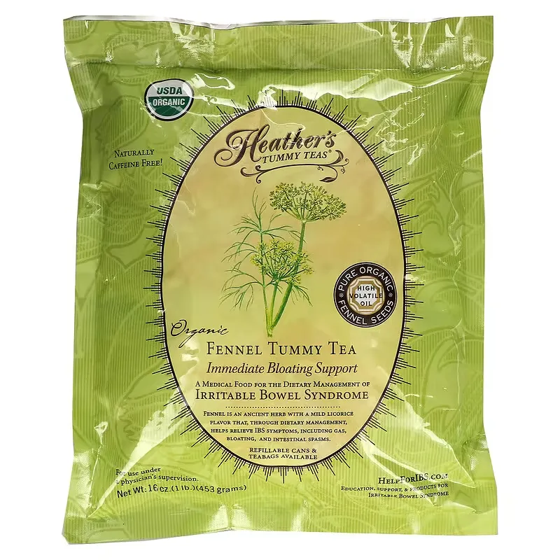 Tummy Teas, Organic Fennel Tea, Caffeine Free, 16 oz (453 g)