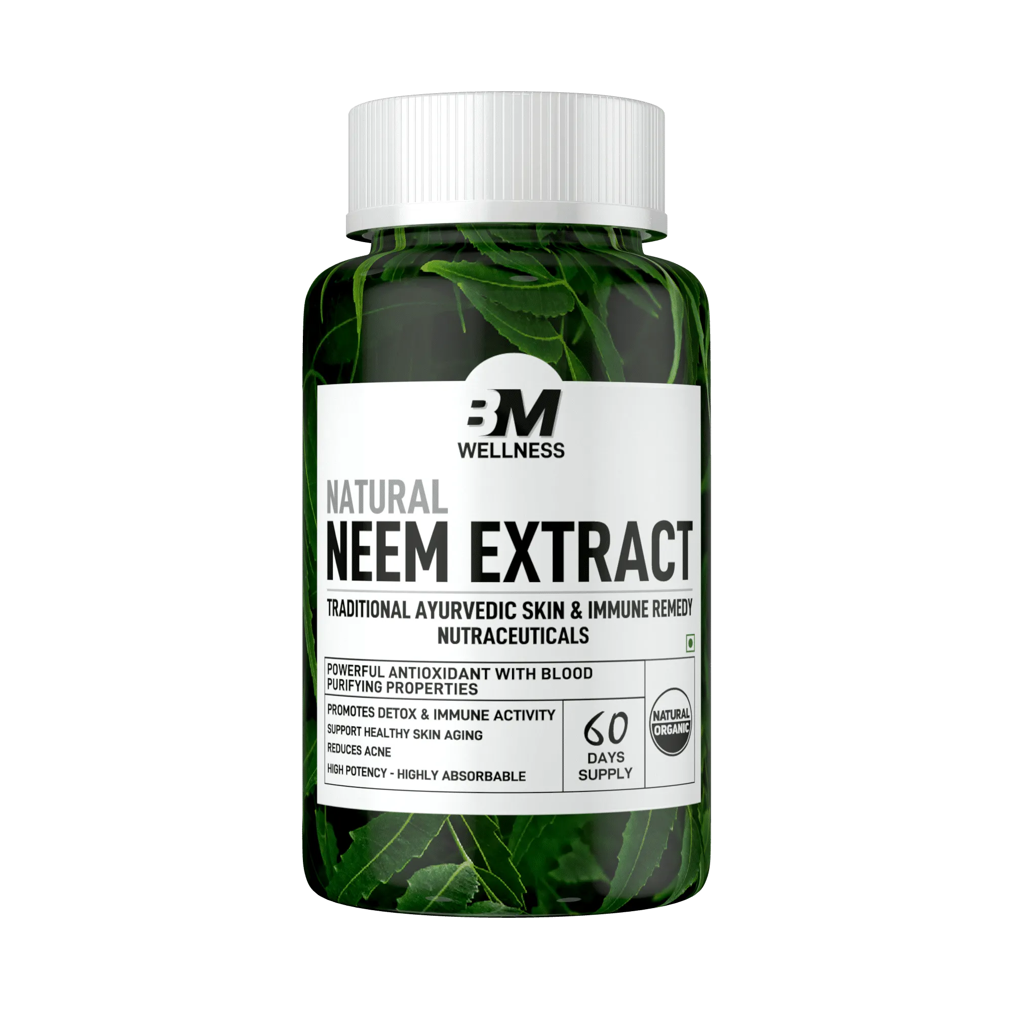 Big Muscles Natural Neem Extract 800mg Tablets