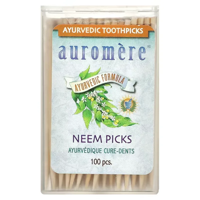 Ayurvedic Toothpicks, Neem Picks, 100 Pieces