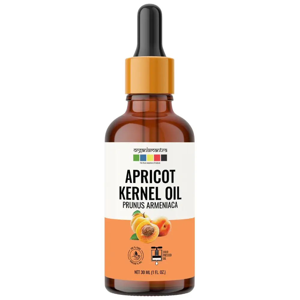 Organix Mantra Apricot Kernel Oil,  30 ml  Cold Pressed Oil