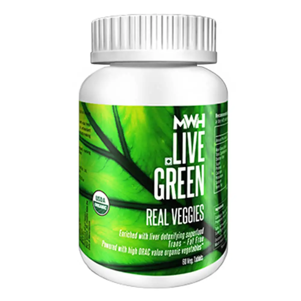 MWH Live Green Real Veggies,  60 tablet(s)