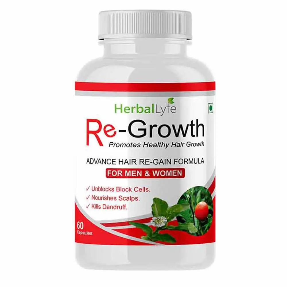 Herballyfe Re-Growth 500mg,  60 capsules