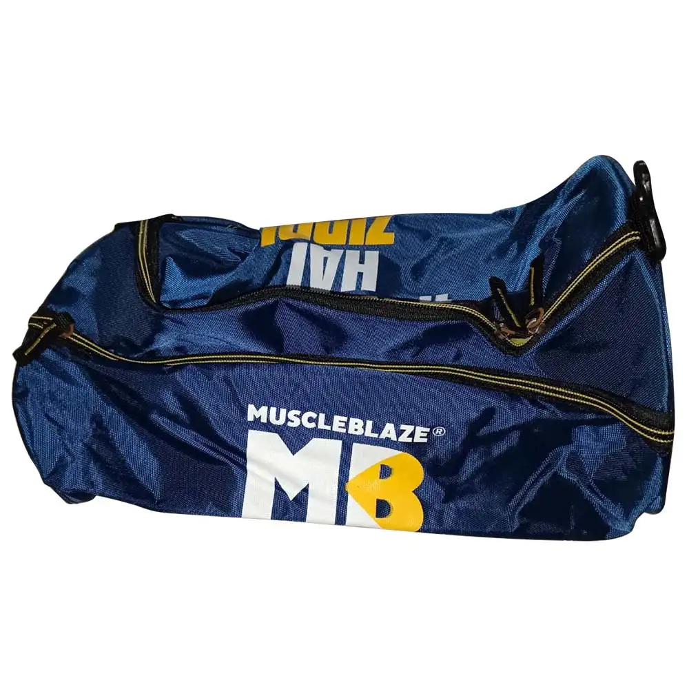 MuscleBlaze Naam Hain Ziddi Gym Bag,  Blue