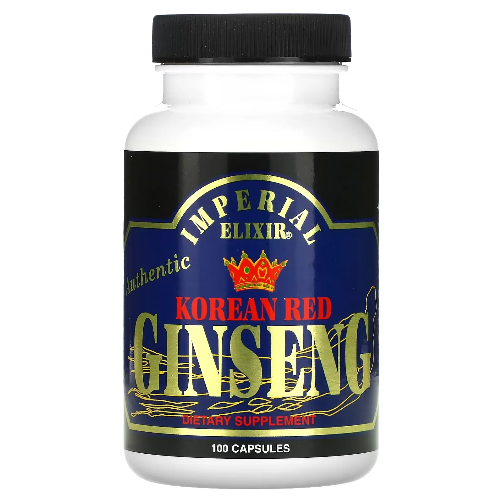 Korean Red Ginseng, 100 Capsules