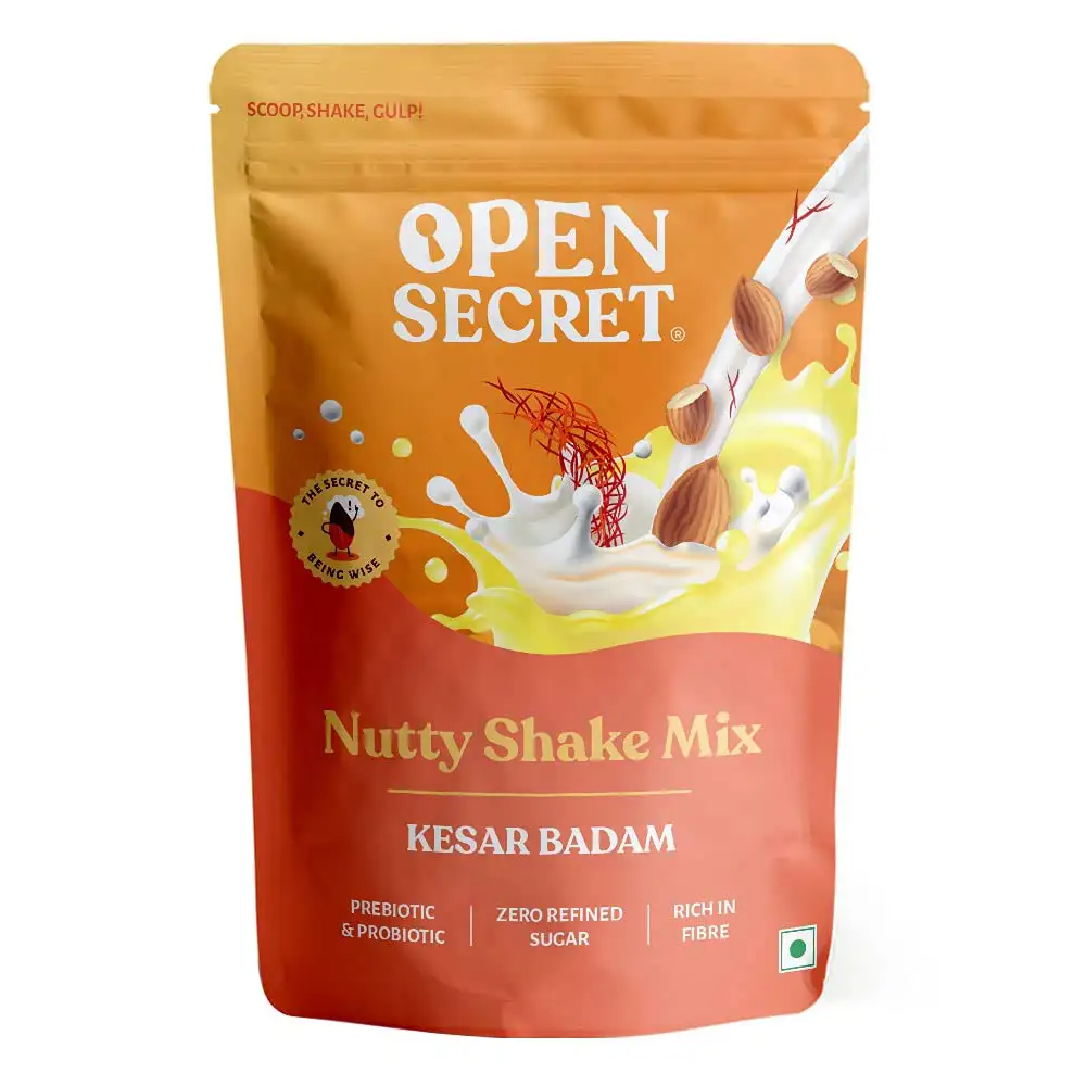 Open Secret Nutty Shake Mix,  0.49 lb  Kesar Badam