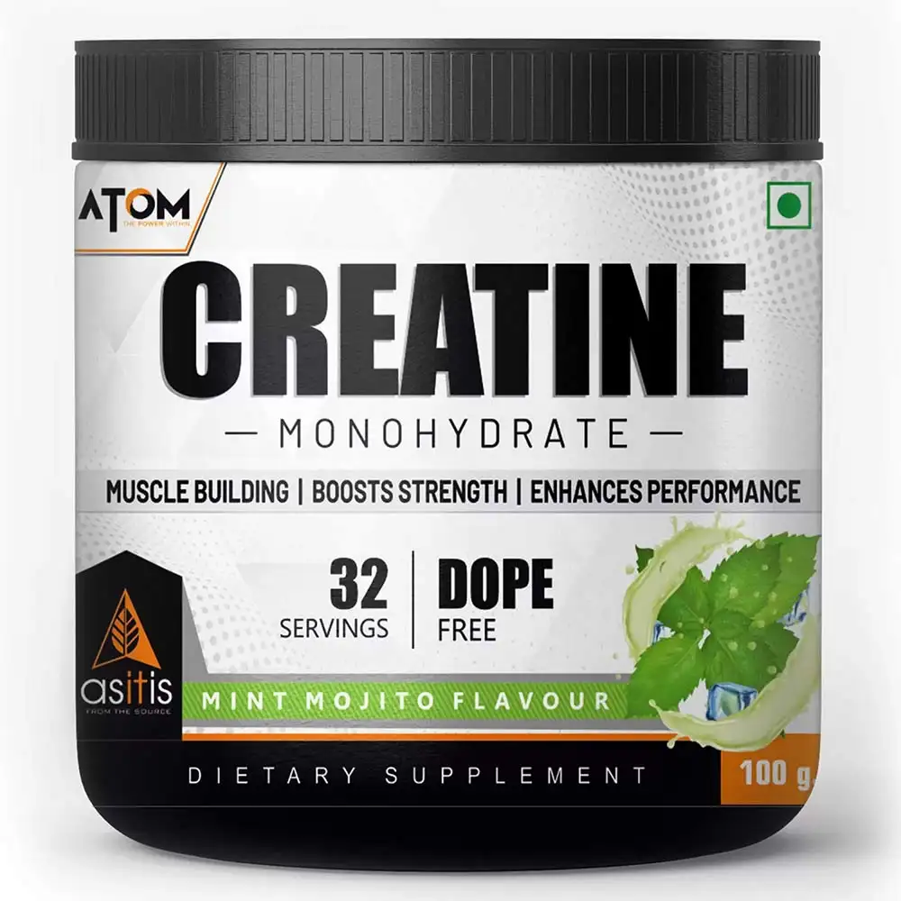 AS-IT-IS Nutrition ATOM Creatine Monohydrate,  Mint Mojito  0.22 lb