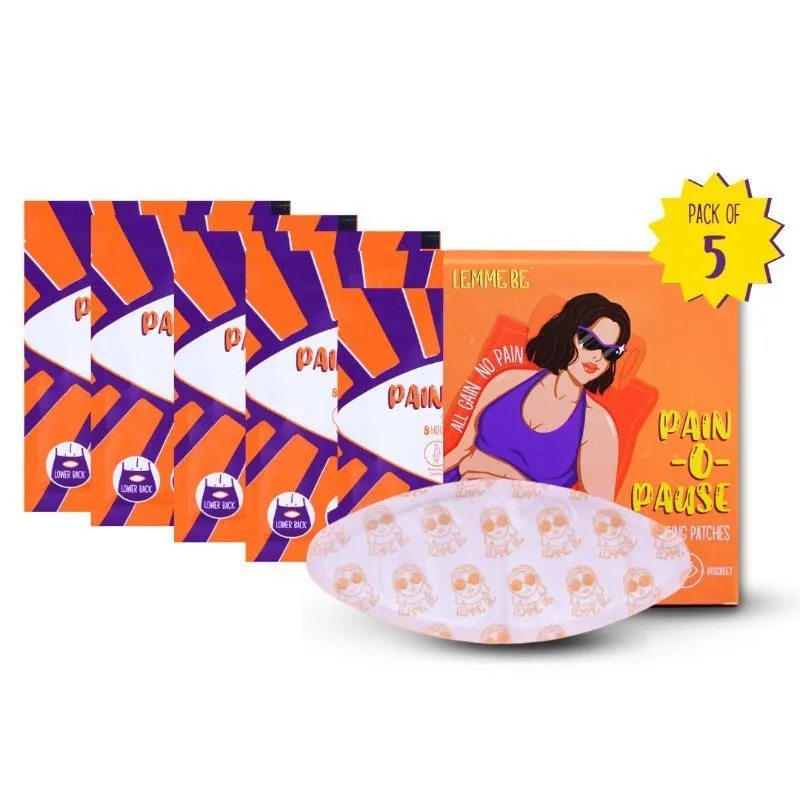 Lemme Be Pain-O-Pause Pain Relief Heat Patch (Pack Of 5)