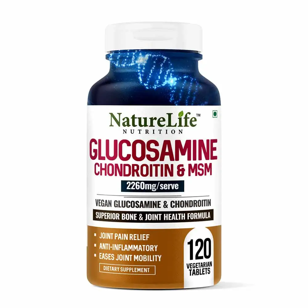 NatureLife Nutrition Glucosamine Chondroitin & MSM,  120 tablet(s)