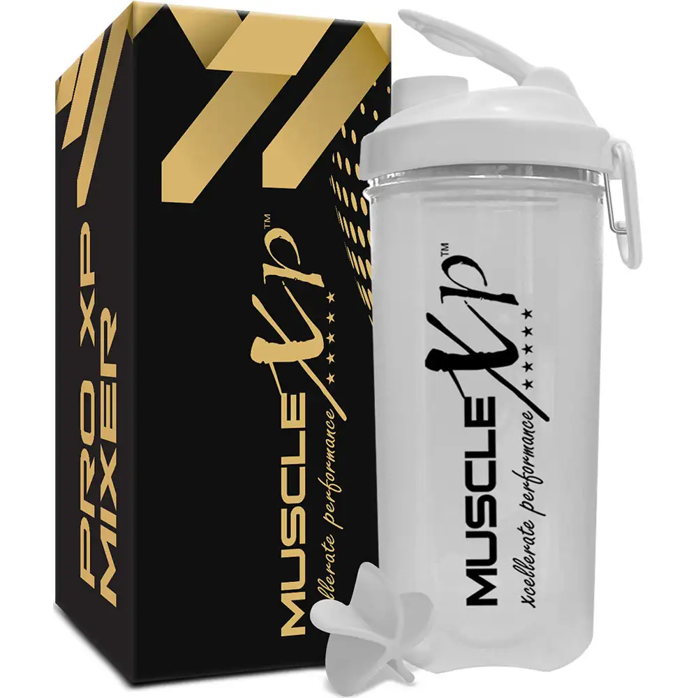 MuscleXP PRO XP Gym Shaker,  White  700 ml