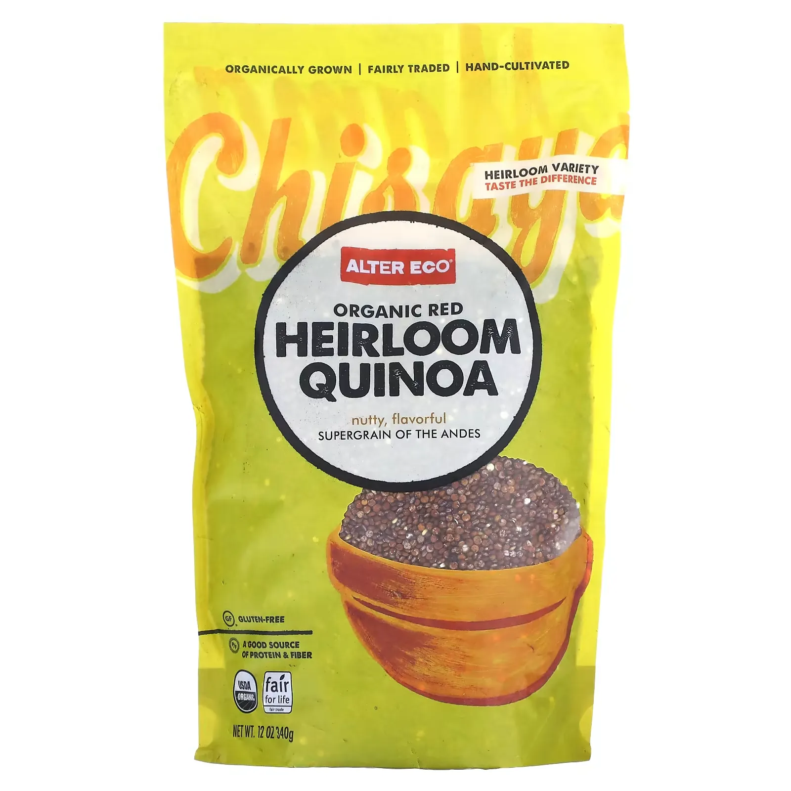 Organic Red Heirloom Quinoa, 12 oz (340 g)