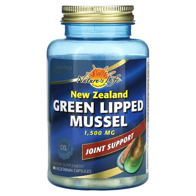 New Zealand Green Lipped Mussel, 500 mg, 90 Vegetarian Capsules