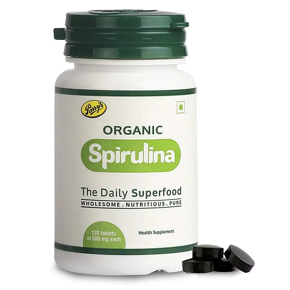 Parry's Organic Spirulina,  120 tablet(s)