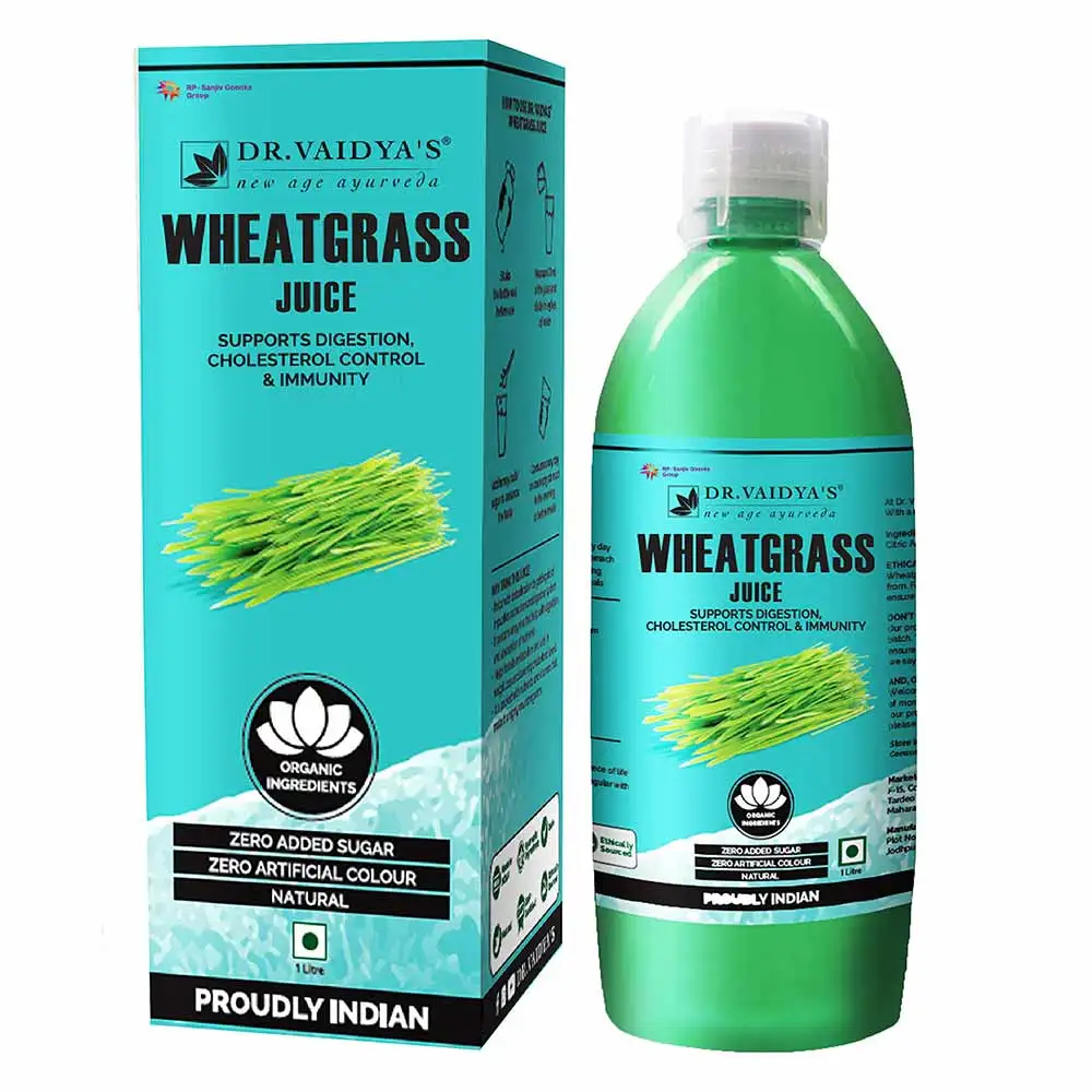 Dr. Vaidya's Wheatgrass Juice,  Natural  1 L