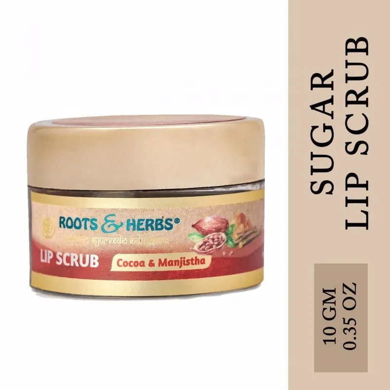 Roots & Herbs Cocoa Manjistha Lip Scrub