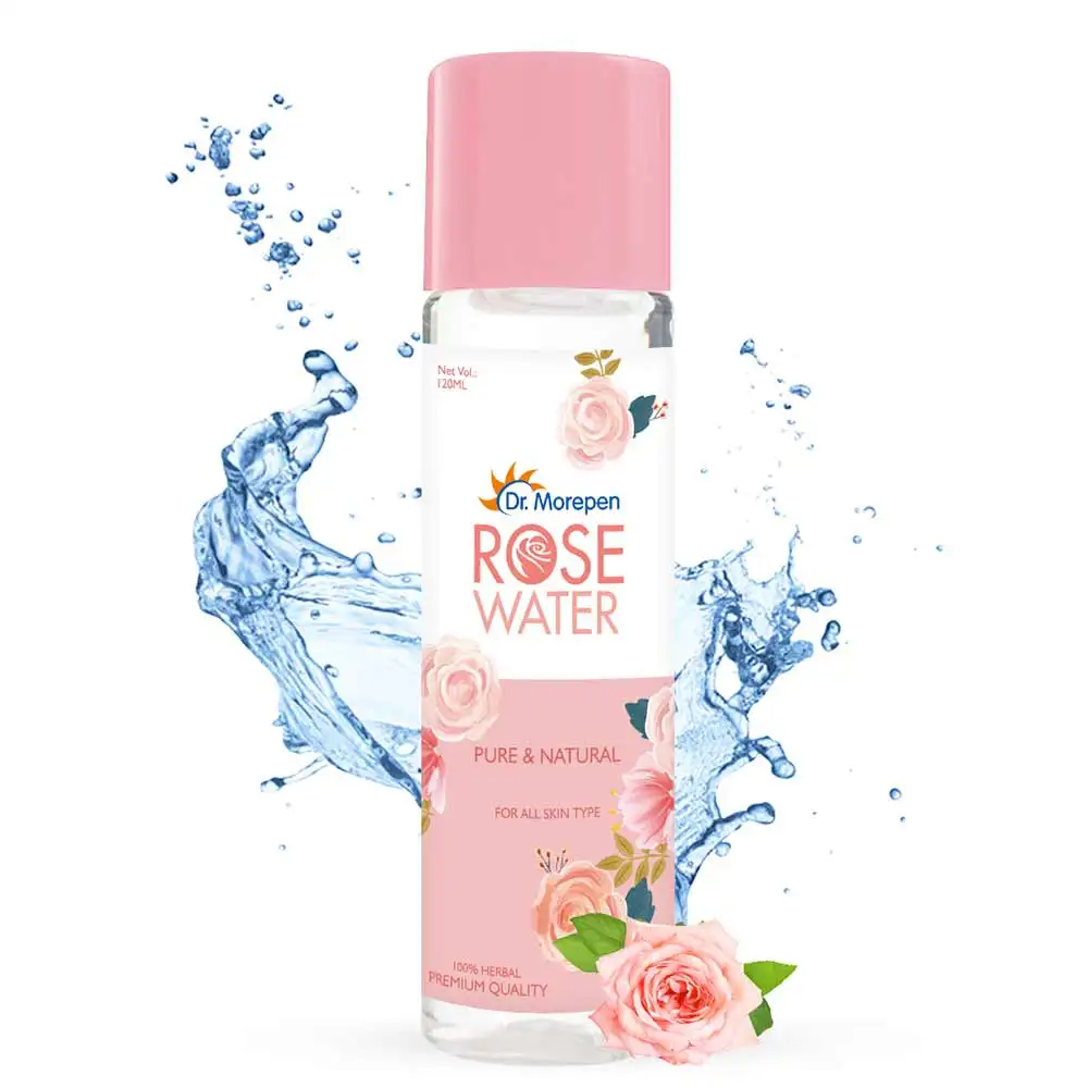 Dr. Morepen Pure & Natural Rose Water,  120 ml  for All Types of Skin