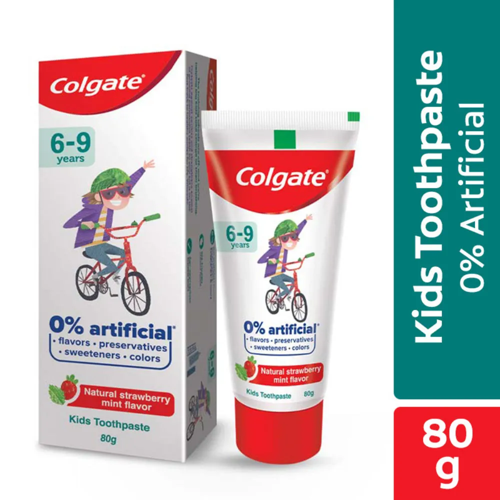 Colgate Toothpaste for Kids (6-9 years), Natural Strawberry Mint