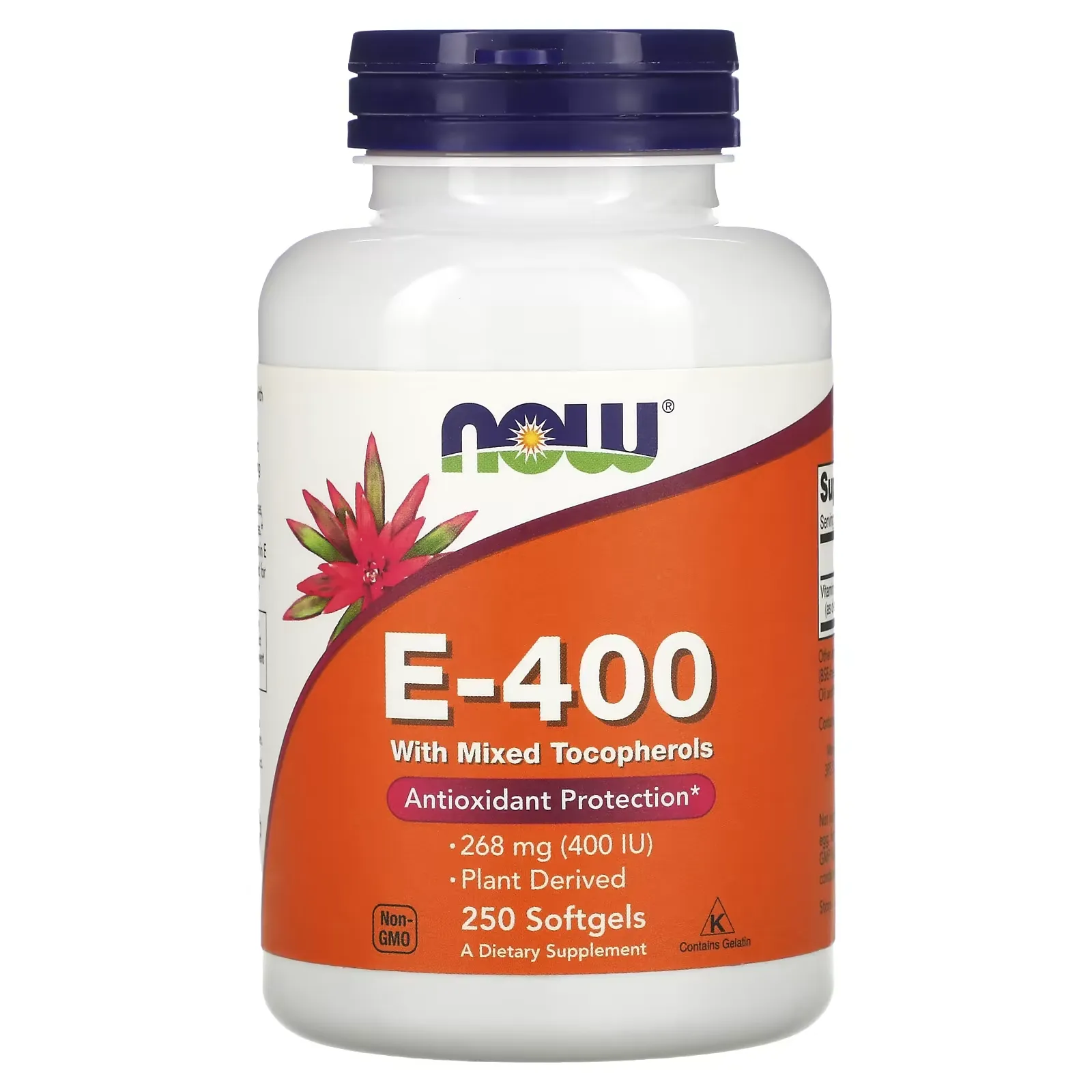 E-400 with Mixed Tocopherols, 268 mg (400 IU), 250 Softgels