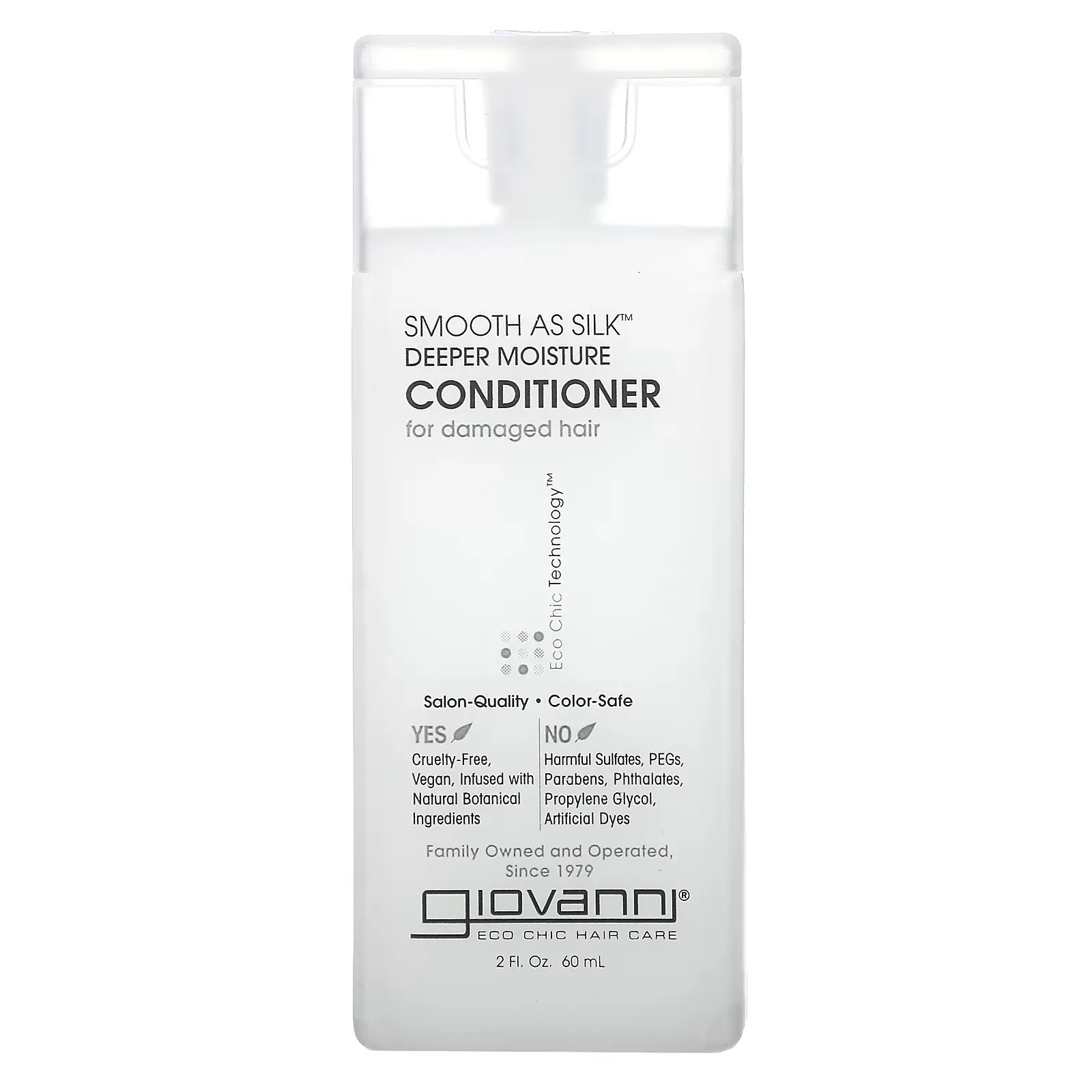 Smooth As Silk, Deeper Moisture Conditioner, For Damaged Hair, 2 fl oz (60 ml)