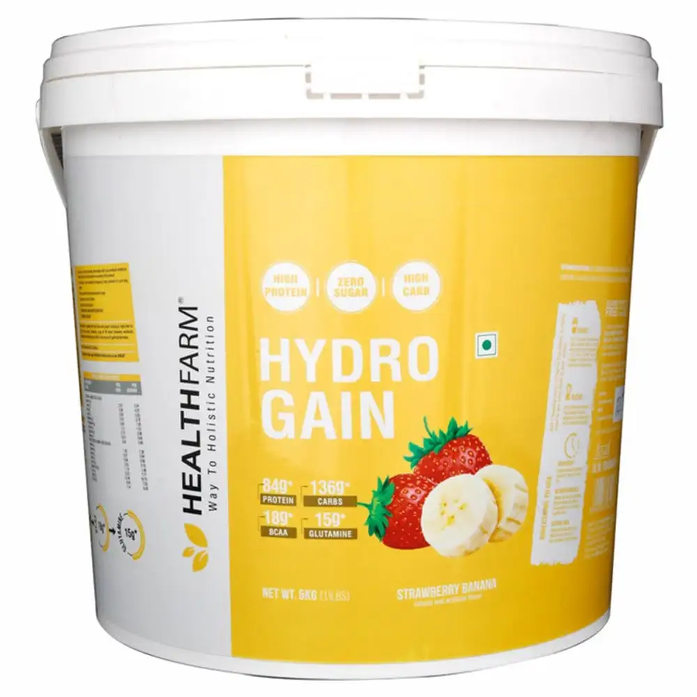 Healthfarm Hydro Gain,  11 lb  Strawberry Banana